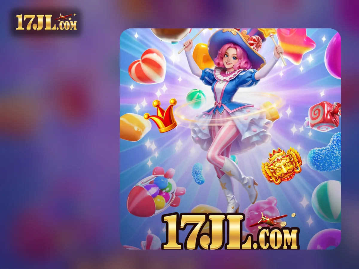 17JL Philippines homepage visual featuring candy witch promotional wallpaper