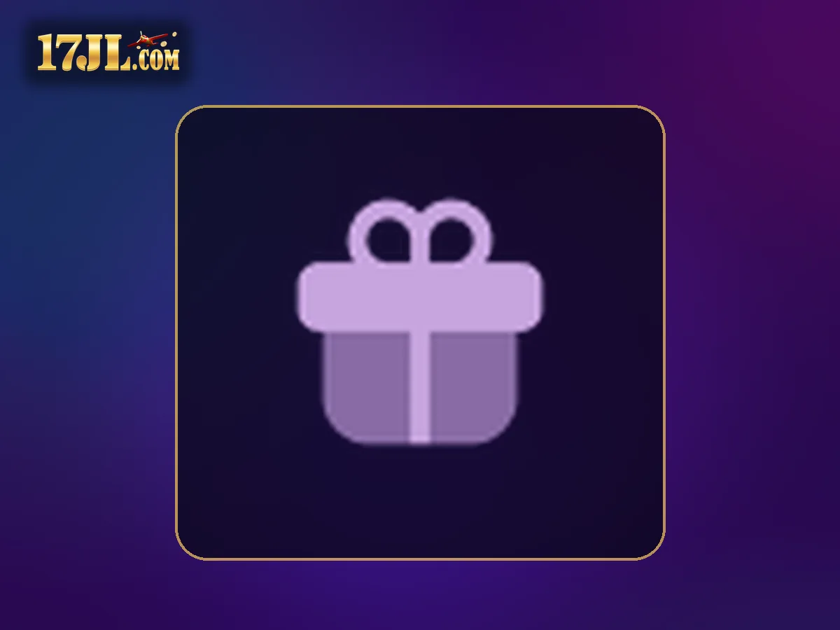 17JL promotions visual featuring Rewards gift icon